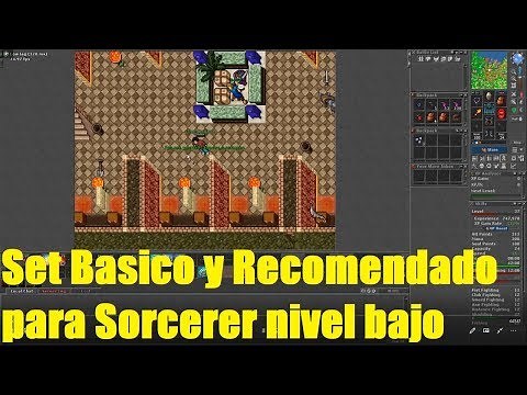 Tibia | Best Sorcerer Set - If you're a noob, shut up :v