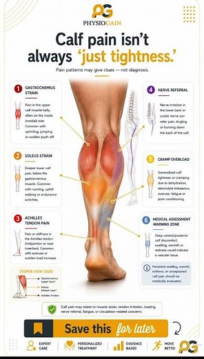 Calf Pain? The Location Matters 🦵 Calf Pain Explained