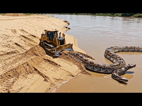 Dozer with Unbelievable Tractor Stuck in Mud Moments
