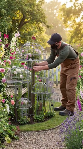 Growing 7 Mushroom Birdhouses | Real DIY Garden Timelapse