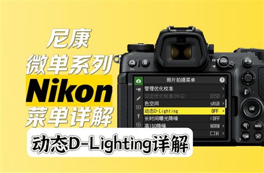 【华聿尼康】动态D-Lighting 功能详解教程