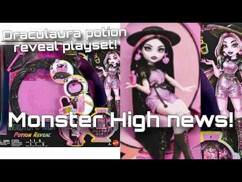 MONSTER HIGH NEWS! Draculaura Potion Reveal Moonspell play set revealed!