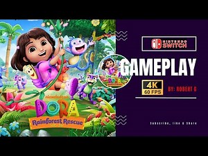 Dora: Rainforest Rescue Nintendo Switch Gameplay in 4k/60fps