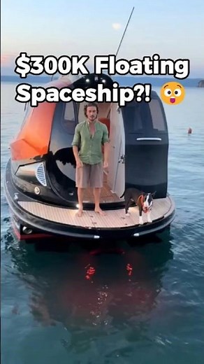 Jet Capsule Futuristic Mini Yacht 🚤 | Luxury Water Car of the Future