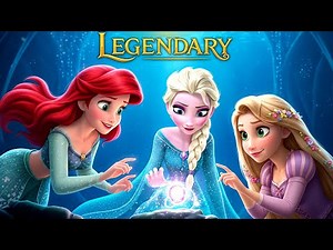 🌊❄️🌟 Disney Princess Crossover | Rapunzel, Elsa and Ariel’s Magical Adventure