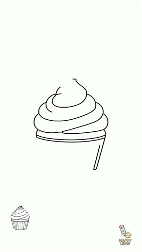 How to Draw a Cupcake Rainbow | Quick & Cute
