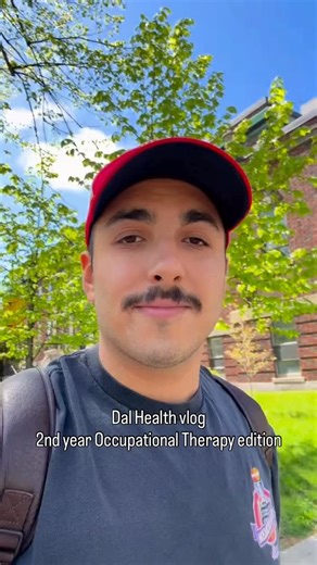Dal Health on Instagram: "Check out a day in the life of (now graduated) OT grad student Adam Nisar 🌳🌊🏒"