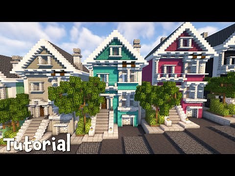 Modern Row House | Minecraft Tutorial
