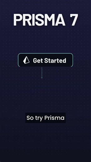 Prisma 7 - We are Rust FREE !