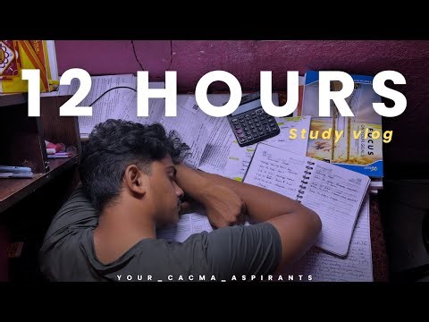 Honest Study Vlog I What CA AspirantsActually Do All Day