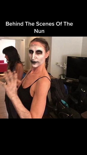 Behind The Scenes Of Valak Becoming Valak ‼️ #theconjuring #theconjuring2 #theconjuringuniverse #horror #horrortok #scary #valak #valakthenun