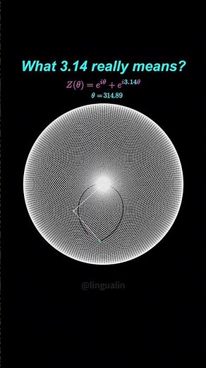 What 3.14 really means?#shorts #mathematics #maths #pi #school #satisfying #science #animation