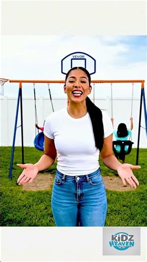 VEVOR Swing Sets for Backyard 6 in 1 Swing Set 440lbs Capacity Metal Swingset