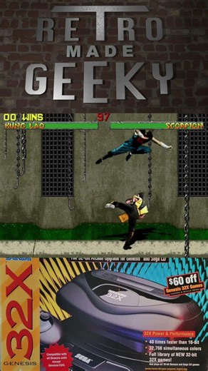 What upgrade that had power… but no place to land? The Sega 32X #retrogaming #sega #nbajam