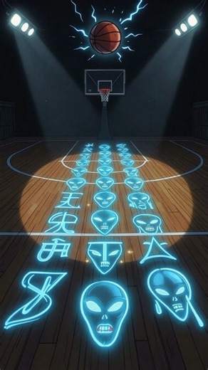 Basketball courts = alien signals? Mind blown 🤯 #conspiracy #aliens #basketball