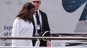 Celebrities arrive for Bezos-Sanchez wedding amid protests