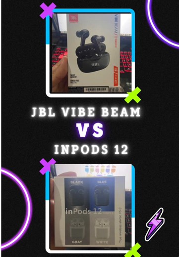 JBL VIBE BEAM vs Inpods 12: ¿Cuál es mejor? 🎧🔥 En este video, comparo los JBL VIBE BEAM y los Inpods 12 para que descubras cuál se adapta mejor a tus necesidades. Analizaremos el sonido, la batería, la comodidad y más. ¡No te lo pierdas! #audifonosbluetooth #jblvibebeam #inpods12 #panama🇵🇦