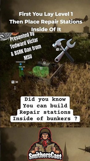 How To Build Bunker Repair Stations - HLL Education 📚