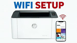 How to Set Up HP Laser 107w Printer WiFi with Mobile! | hp 107w wireless setup