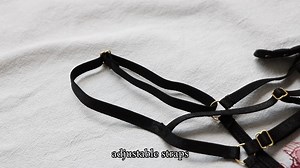 Watch Womens Gothic Lingerie Set with Garter Belt on Amazon Live