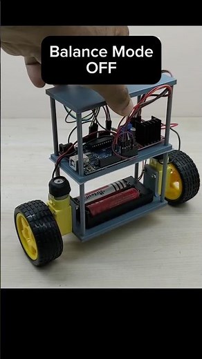 Arduino Self Balancing Robot 🤖 | Full Working Demo | MPU6050 + PID Control #motordriver #arduino