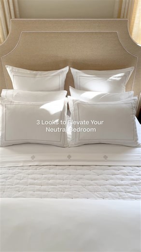 Add color to a neutral space with just the swap of a quilt. Which combination would you choose? #serenaandlily | Serena & Lily