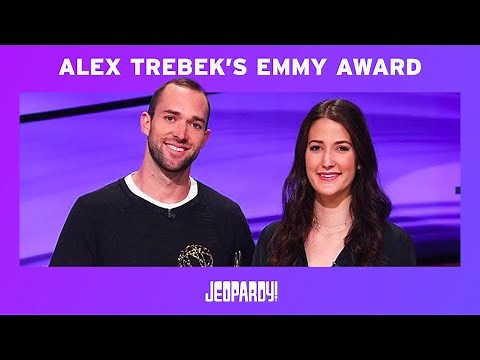 Alex Trebek’s Kids Accept Daytime Emmy Award on His Behalf | JEOPARDY!