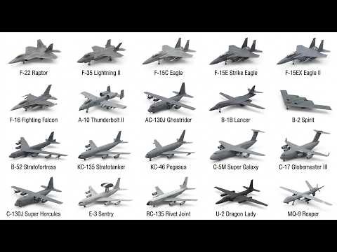 Every Active US Air Force Aircraft Explained