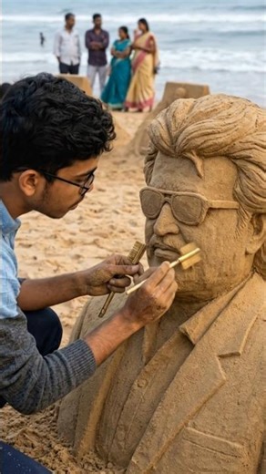 🔥 Superstar Style! Making Rajinikanth Clay Statue 😱 | Full Process