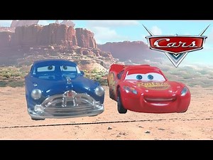 Lightning Mcqueen VS Doc Hudson | Disney Cars Stop Motion Remake