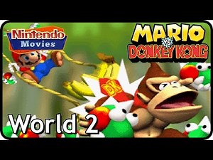 Mario vs. Donkey Kong - World 2 Donkey Kong Jungle - 100% Walkthrough