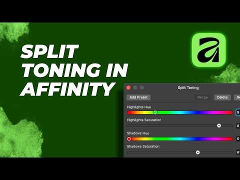 Unlock AFFINITY3 Split Toning!