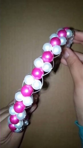 Easy Beaded Hairband#diyheadband #easydiy #handmade #diy ##headband #headbandtutorial