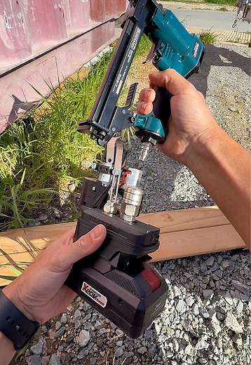 Makita • Milwaukee • DeWalt • Parkside 🔋 150 PSI Battery Powered Mini Compressor 💨 Free shipping available. #makita #milwaukeetool #DeWalt #parkside