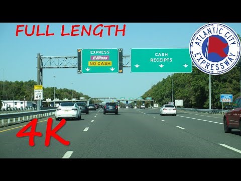 ⁴ᴷ Atlantic City Expressway westbound [4K VIDEO]