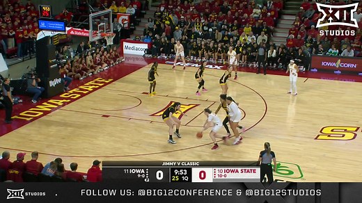 HEADING FOR HISTORY⏩ 👏3rd Straight 30 Point Game 👏1st time beating Iowa in her career Audi Crooks Highlights vs. #11 Iowa 🎬 #Big12WBB | Iowa State Women's Basketball | Big 12 Conference