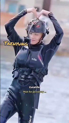 Bts try flying water