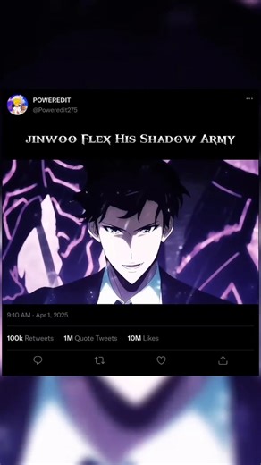 Jin woo Flex His Shadow Army 😈 Solo Leveling