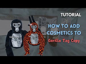 TUTORIAL The EASIEST way to ADD COSMETICS to your Gorilla Tag Copy 🦍🎮
