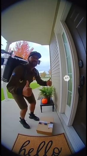 UPS delivery guy delivered your package