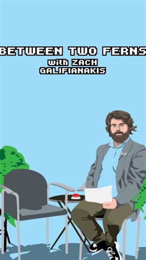 iBorzz on Instagram: "Between Two Ferns is a comedy interview web series created by Zach Galifianakis. The show features intentionally awkward, deadpan interviews with famous celebrities, where Zach’s character asks blunt, inappropriate, and absurd questions while sitting between two potted ferns. What makes the show special is the uncomfortable humor — celebrities are often insulted, mocked, or caught off-guard, and they usually fire back with equally sharp comebacks. The awkward silences, low-