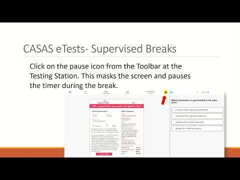 CASAS Testing Accommodations Presentation, February 16, 2022