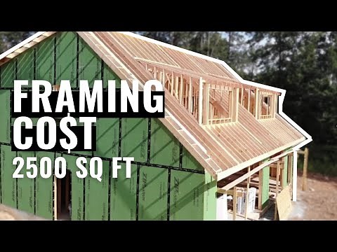 This one hurt. FRAMING COST BREAKDOWN (2022 lumber prices)