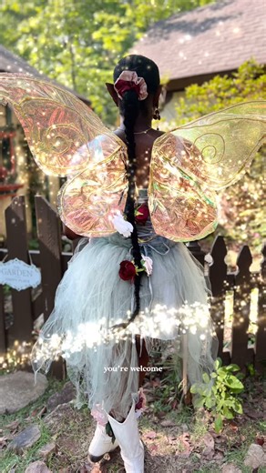 Danesha | Sewing & Fashion on Instagram: "DIY Fairy Wings 🧚🏾✨ — 1: draw/ print your template 2: create the template by using a lower gauge wire for the frame (I used 9 gauge and it wasn’t as sturdy as I would have liked) and then you can use that same wire for veins aka detailing or use the 9 gauge for that part. 3. Use 18 gauge wire to attach all the pieces together by wrapping it as tight as you can- make sure you add a three sided rectangle to the middle to be able to insure the wings into 