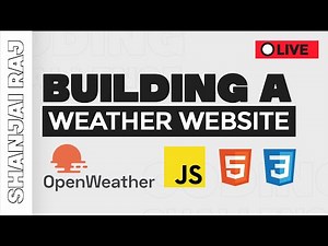 How to make a Weather App using Openweathermap API in Javascript | Javascript Tutorial Beginners