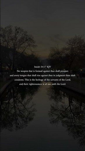 Isaiah 54:17 - Read Description #Salvation #Repentance #Faith #Jesus