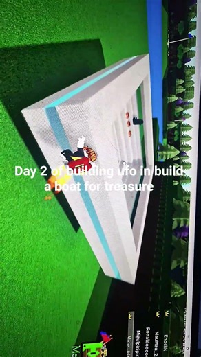 Day 2 of building ufo in build a boat for treasure