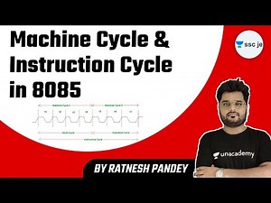 Machine Cycle & Instruction Cycle in 8085 by Ratnesh Sir
