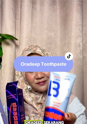 Ubat Gigi Oradeep: Pemutih Gigi Terbaik