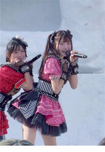 さっぽろ雪まつりでの目が合う瞬間